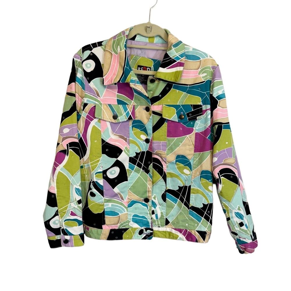 Redd Jeans Jacket Green 10